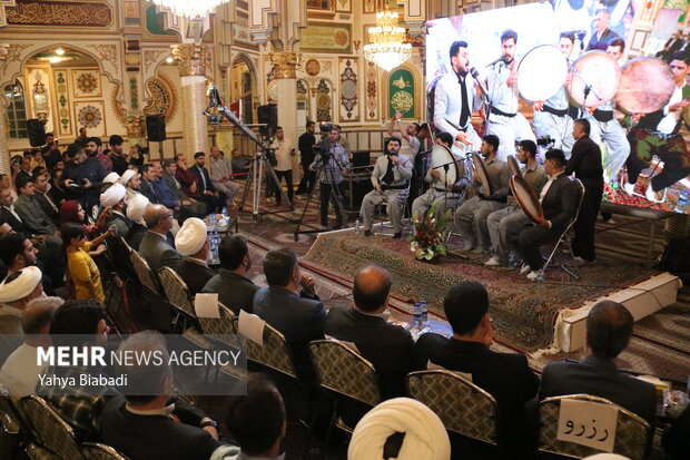 جشن میلاد پیامبر اکرم(ص) در مسجد شافعی کرمانشاه
