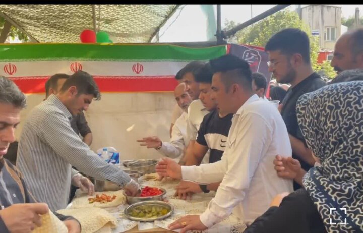 خدمات غرفه رهپویان حضرت زینب(س) بیجار در مهمانان امت احمد(ص)