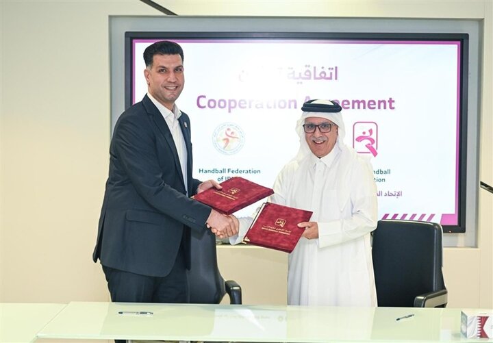Iran, Qatar’s handball federations sign MoU