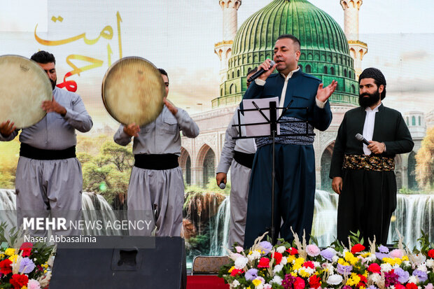 جشن مهمانی امت احمد(ص) در سنندج