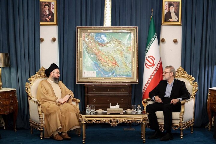 لاریجانی با سید عمار حکیم دیدار کرد