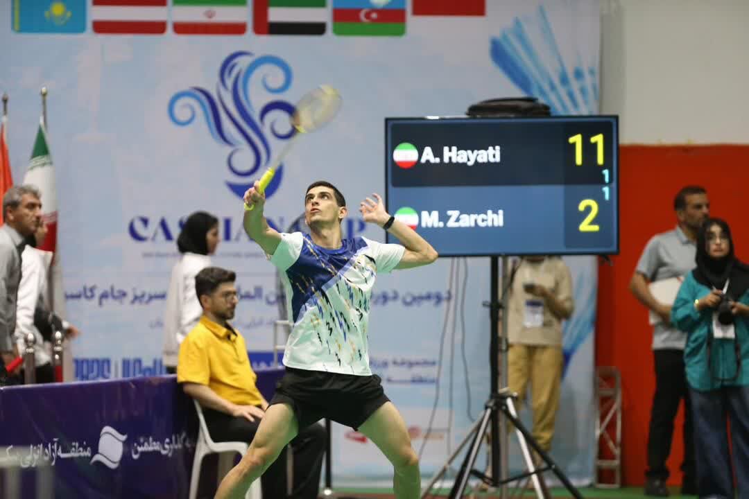 راهیابی ۲ بدمینتون باز از تیم ملی ایران به فینال رقابتهای جام کاسپین راهیابی ۲ بدمینتون باز از تیم ملی ایران به فینال رقابتهای جام کاسپین