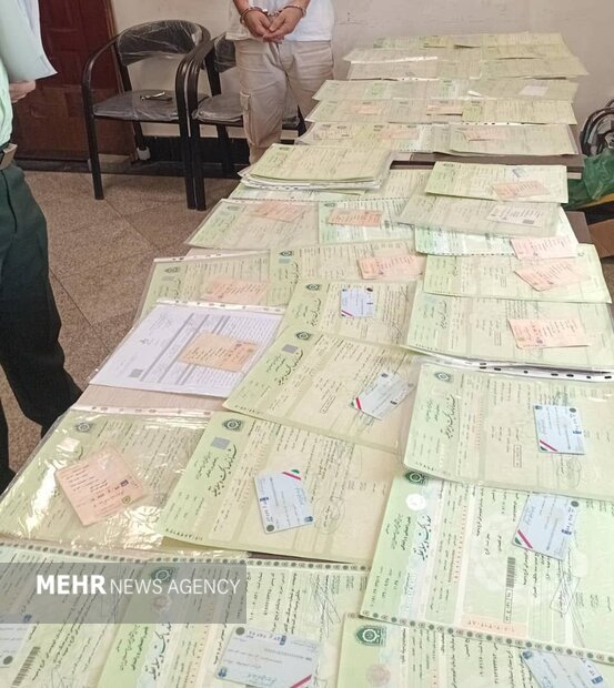 کشف ۸۳ برگ سبز و ۲۴ کارت خودرو جعلی در ری