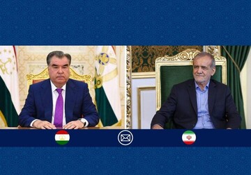 Pezeshkian felicitates Tajik counterpart on Independence Day