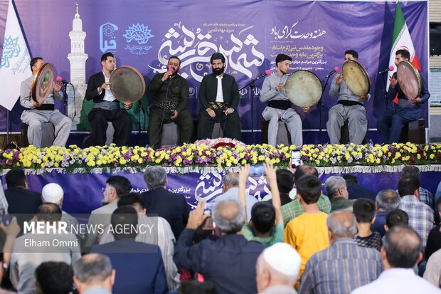 بزرگترین مراسم مولودی خوانی کشور در سنندج
