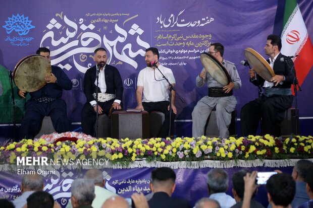 بزرگترین مراسم مولودی خوانی کشور در سنندج
