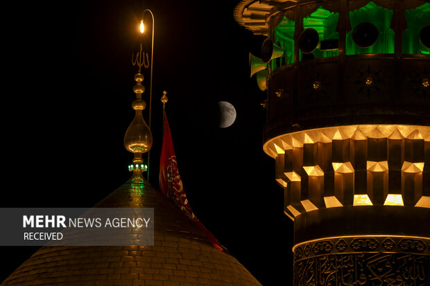 ماه‌گرفتگی در آسمان کربلا