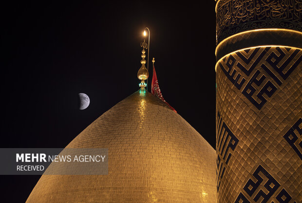 ماه‌گرفتگی در آسمان کربلا