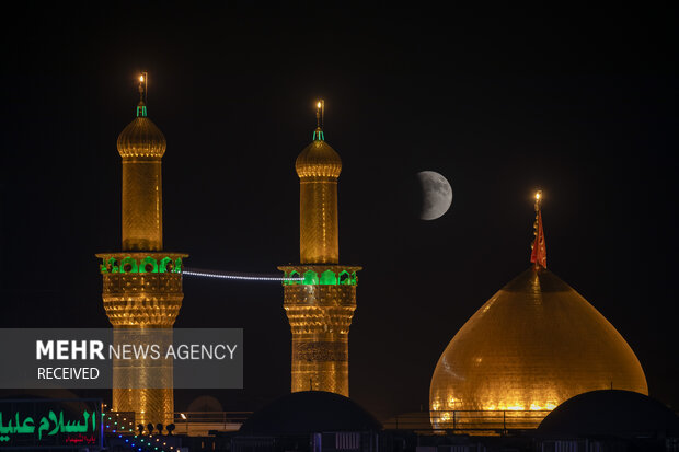 ماه‌گرفتگی در آسمان کربلا