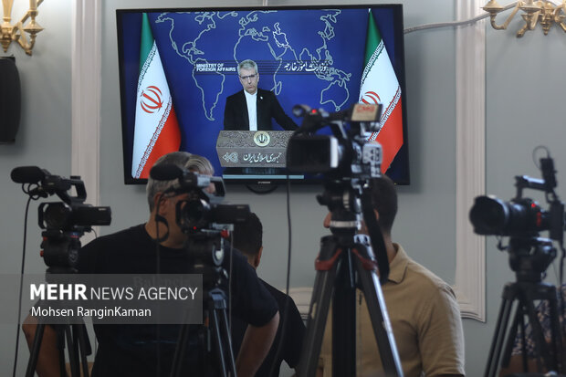 نشست خبری سخنگوی وزارت امور خارجه