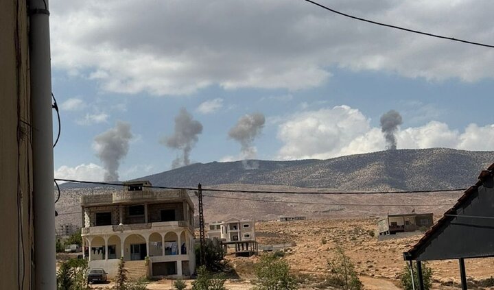 'Israel' conducts 12 airstrikes on Hermel suburbs in Lebanon
