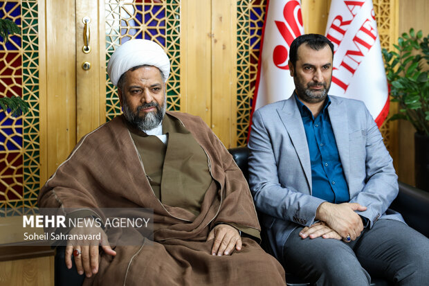 دیدار مدیرکل تبلیغات اسلامی شهرستانهای تهران با مدیرعامل موسسه رسانه‌ای مهر