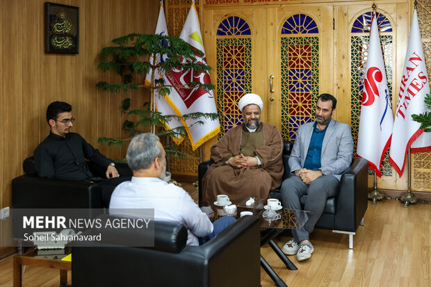 دیدار مدیرکل تبلیغات اسلامی شهرستانهای تهران با مدیرعامل موسسه رسانه‌ای مهر