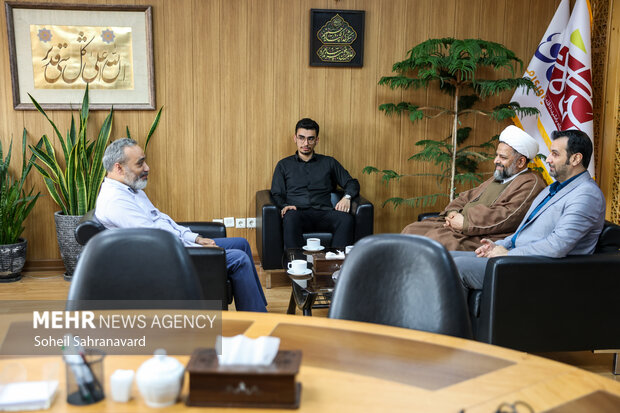 دیدار مدیرکل تبلیغات اسلامی شهرستانهای تهران با مدیرعامل موسسه رسانه‌ای مهر