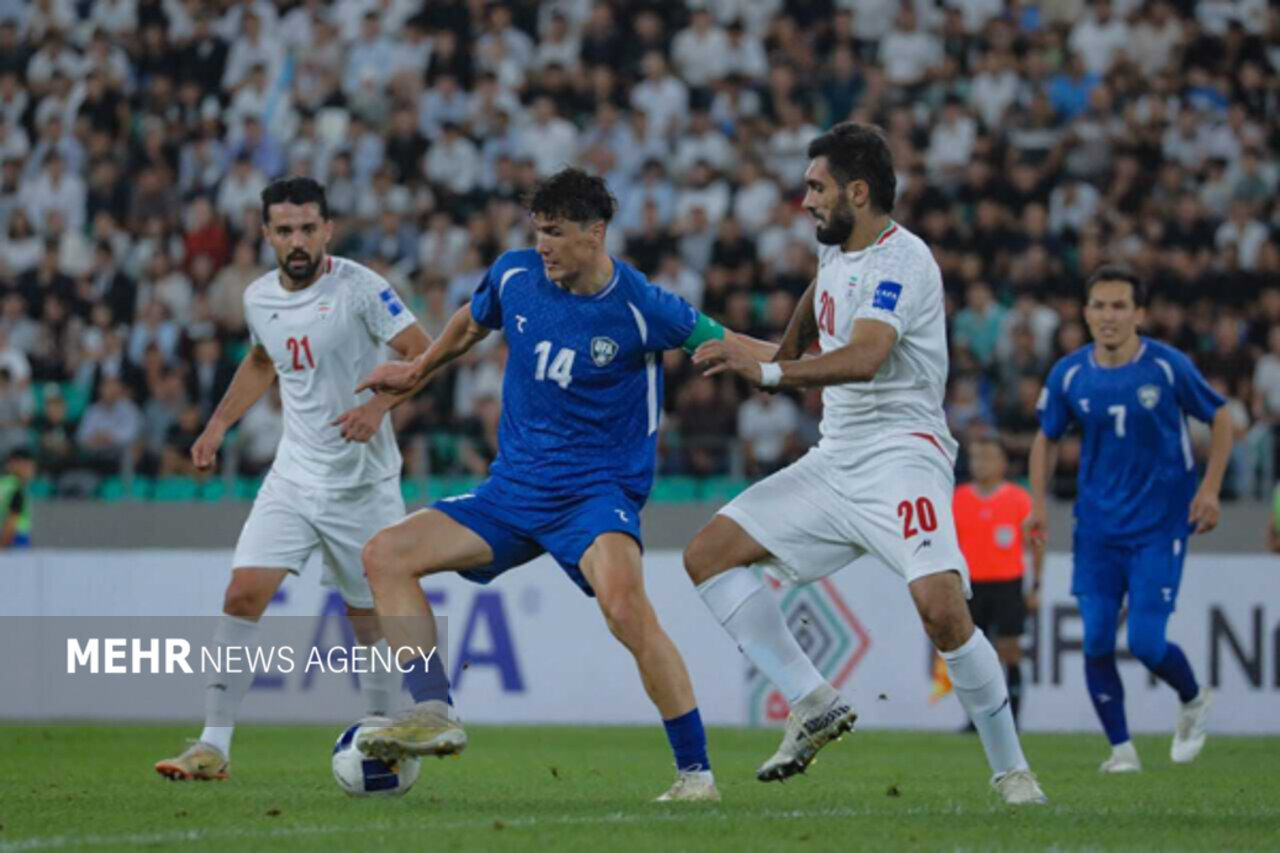 تیم ملی فوتبال ایران و ازبکستان