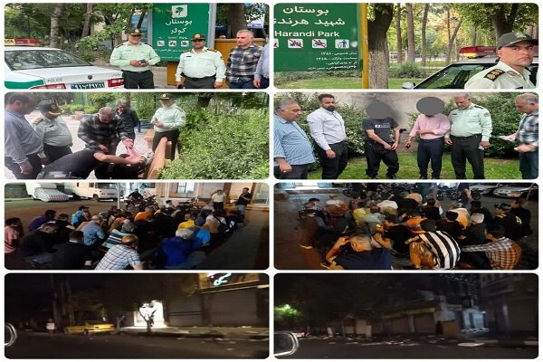 جمع آوری 358 معتاد متهاجر در پایتخت