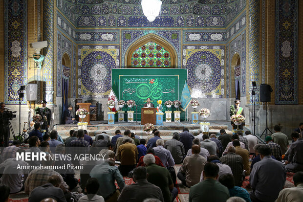 جشن میلاد پیامبراکرم در مسجد مقدس جمکران