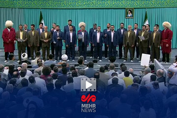 هم‌خوانی گروه محمد رسول‌الله(ص) در حسینیه امام خمینی(ره)