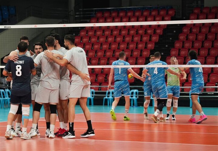 Iran defeats Slovenia in friendly volleyball match