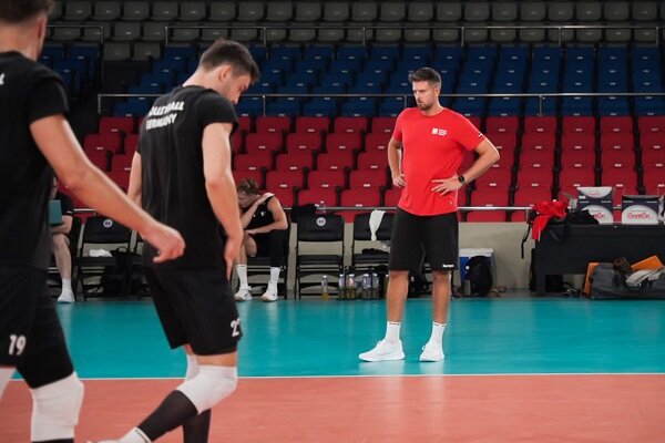 ابراز خرسندی سرمربی تیم ملی والیبال آلمان از دیدار با تیم ایران