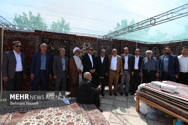 جشنواره فرش دستباف روستای جیریا در اراک