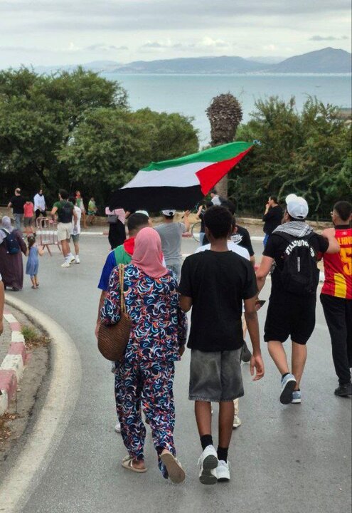 Tunus Halkı “Sumud” Filosu için Sidi Bu Said Limanı’na yürüdü (+FOTO)