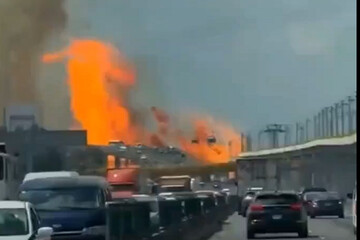 انفجار تانکر گاز در پایتخت مکزیک با ۳ کشته و ۷۰ زخمی+ فیلم