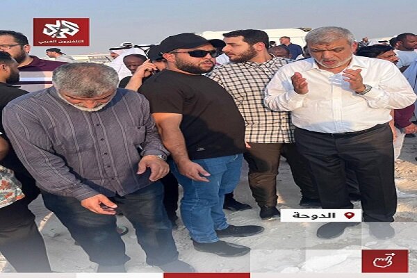 Hamas liderleri Doha'da cenaze törenine katıldı (+foto)