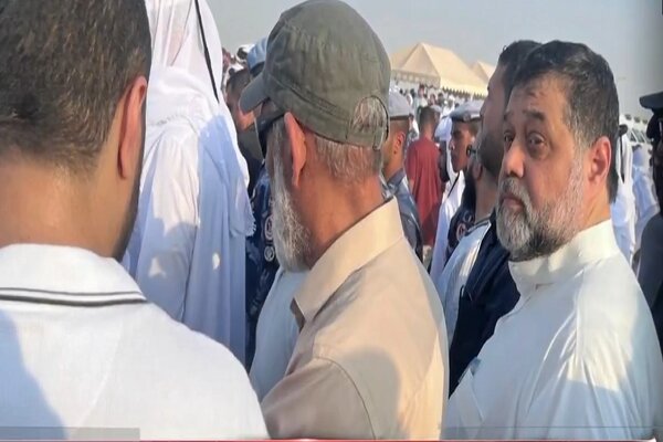 نخستین حضور رهبران ارشد حماس در انظار عمومی پس از حمله اسرائیل+ عکس