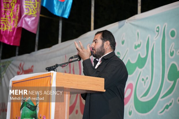 برپایی مراسم جشن مهمانی امت احمد در شهر یاسوج