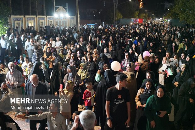 برپایی مراسم جشن مهمانی امت احمد در شهر یاسوج