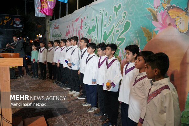 برپایی مراسم جشن مهمانی امت احمد در شهر یاسوج