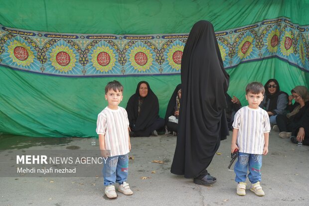 برپایی موکب و پذیرایی در جشن مهمانی امت احمد