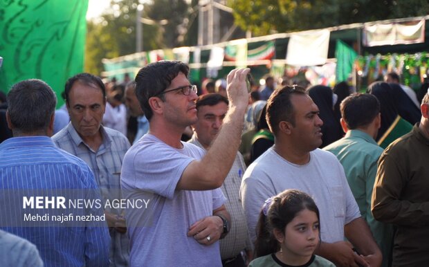 برپایی موکب و انجام پذیرایی در جشن مهمانی امت احمد شهر یاسوج