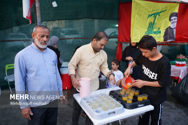 برپایی موکب و انجام پذیرایی در جشن مهمانی امت احمد شهر یاسوج