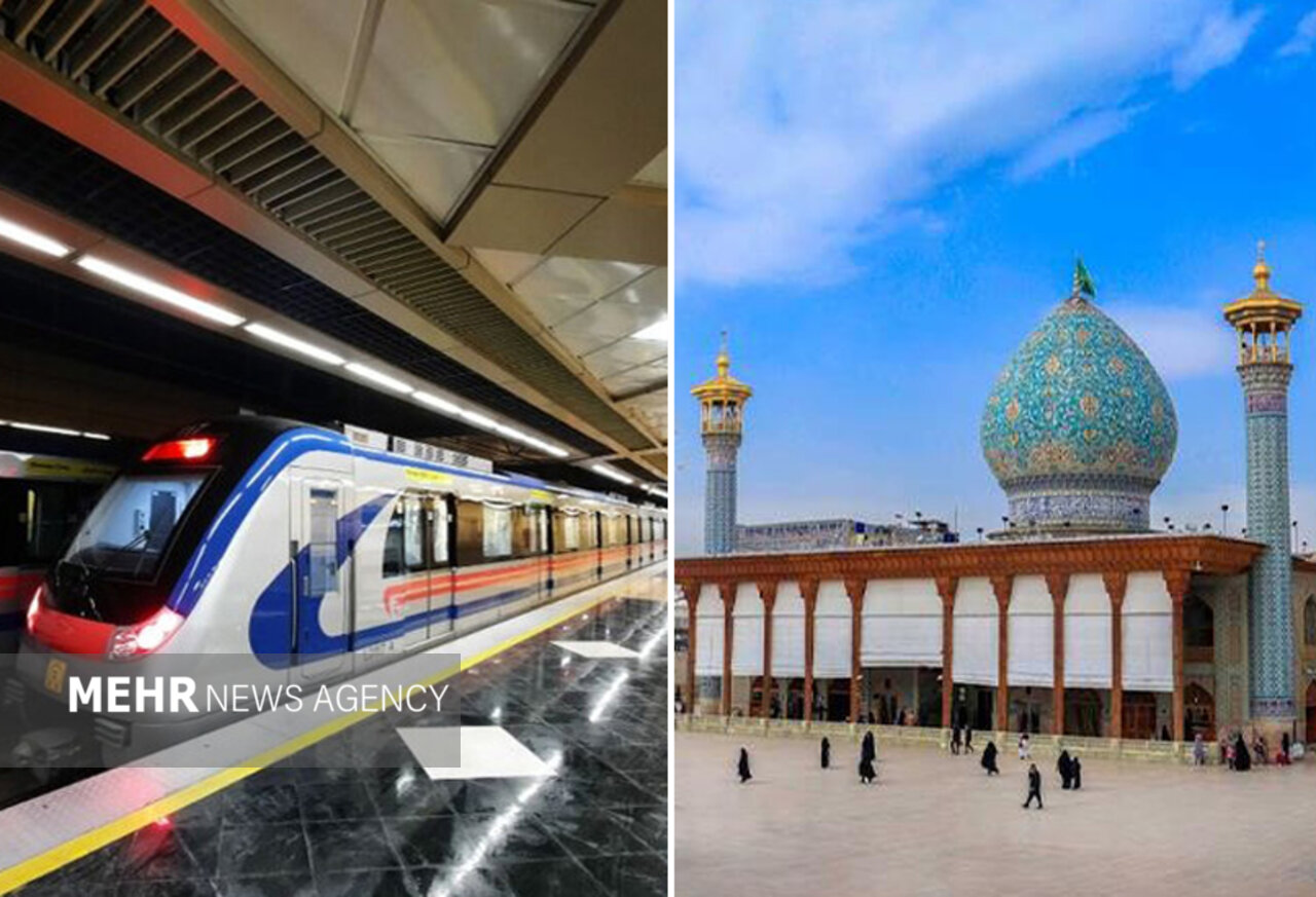 حرم،مترو،دسترسي،پروژه،احداث،توسعه،طرح،شاهچراغ،زائران،مطهر،ات ...