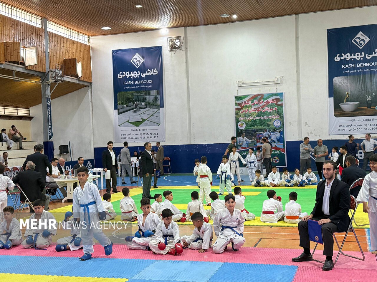 مسابقه قهرمانی کاراته رده‌های سنی ۸ تا ۱۱ سال گیلان برگزار شد