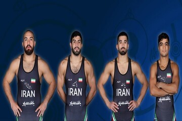 Three Iranian wrestlers reach World Wrestling C'ships 2 semis