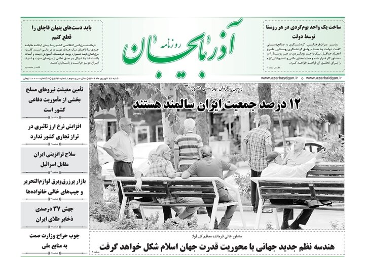 روزنامه های آذربایجان‌شرقی