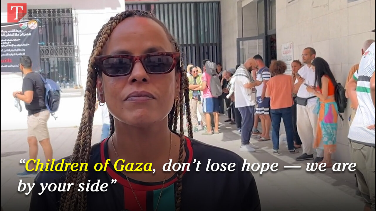 Dutch activist on Sumud mission:“Children of Gaza, don’t lose hope — we are by your side”