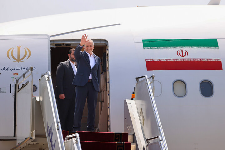 Iran's Pezeshkian heads to Qatar for OIC summit (+VIDEO)