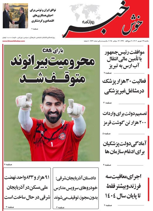 روزنامه های آذربایجان‌شرقی