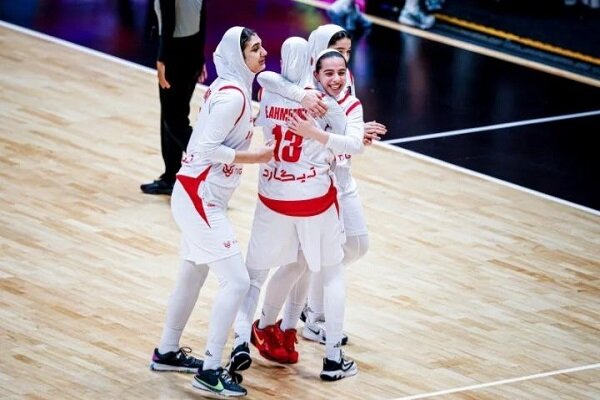 تیم بسکتبال زیر 16 سال دختران در کاپ آسیا پیروز شد
