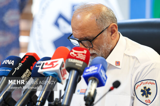 نشست خبری پنجاهمین سالگرد تأسیس اورژانس پیش‌بیمارستانی