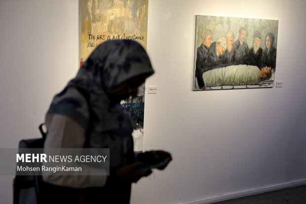 نمایشگاه «هنر در برابر جنگ»