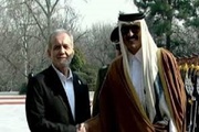 Pezeşkiyan, Doha'da Katar Emiri Al Sani ile görüştü