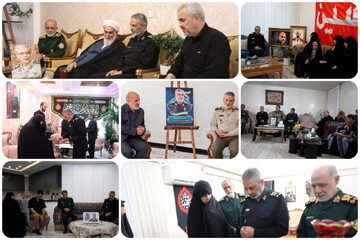 دیدار سرلشکر موسوی با خانواده فرماندهان شهید جنگ تحمیلی ۱۲ روزه