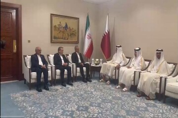 VIDEO: Iranian president meets Emir of Qatar in Doha