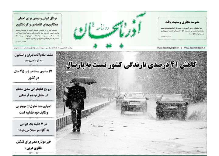 روزنامه های آذربایجان‌شرقی