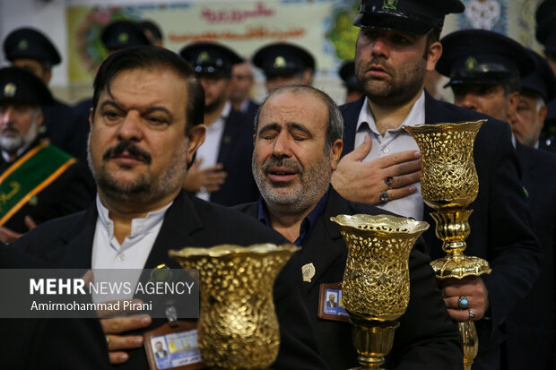 آئین خطبه خوانی خادمان حرم حضرت معصومه(س)